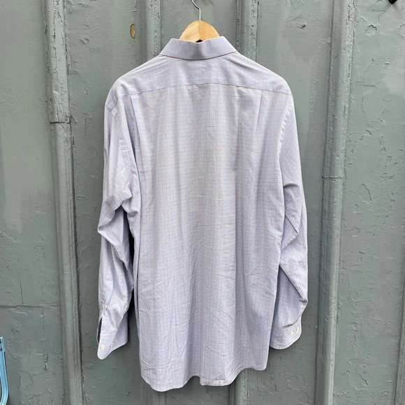 Faconnable 100% Cotton Striped Button Up  Shirt, size Neck 16” - Picture 4 of 7